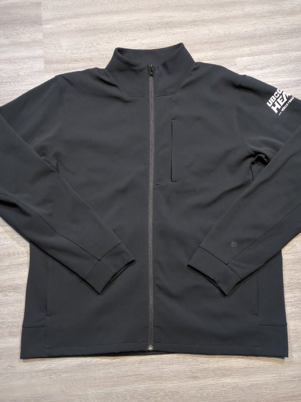 Lululemon Sojourn Full Zip Jacket Men's XXL 2XL Black UBCO Heat